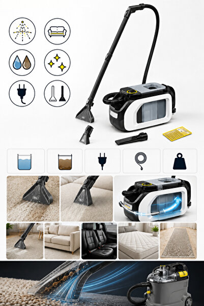 Karcher SE 3 Compact Floor Halı - Koltuk Yıkama Ve Leke Çıkarma Makinesi