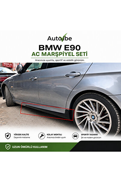 AutoVibe BMW E90 AC SCHNİTZER MARŞPİYEL SETİ A+ KALİTE FİBER PARÇA FİBERGLASS