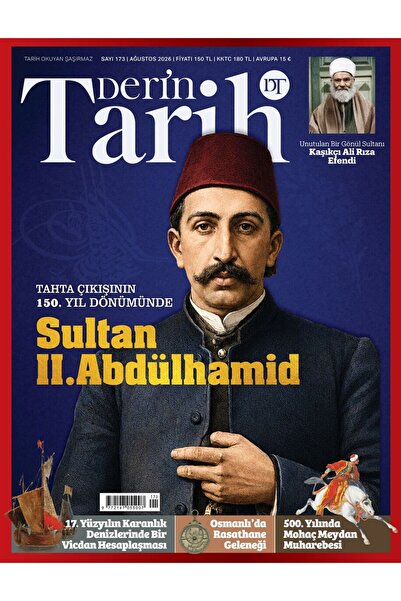 Derin Tarih Dergisi DerinTarih Dergi Ağustos 2026