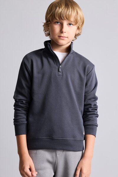 DeFacto Oversize Half Zipper High Collar Sweatshirt for Boys H7132A826Au