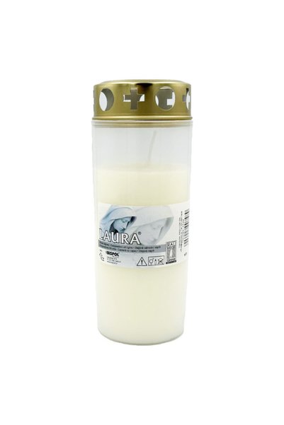 LCA Set 4 x Candela cu Capac W4D Alb 70 Ore