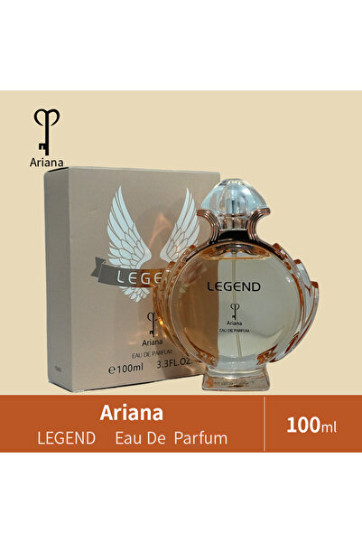 ARIANA 100ml Eau De Parfum Perfume Spray, Legend Style Fragrance With Decorat...