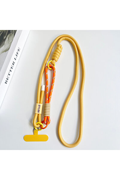Choice13 Polyester / Nylon Champagne gold Simple Two-in-one Mobile Phone Lany...