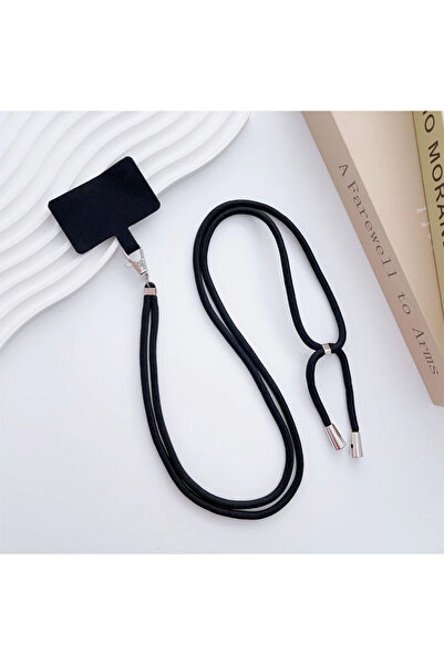 Choice4 1pcs-Black 1/2pcs Adjustable Universal Phone Lanyard Stretchy Neck St...