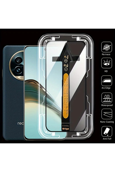 Choice4 High Definition 2 Pieces Realme 12 Pro Plus 2Pcs Tempered Glass Suita...