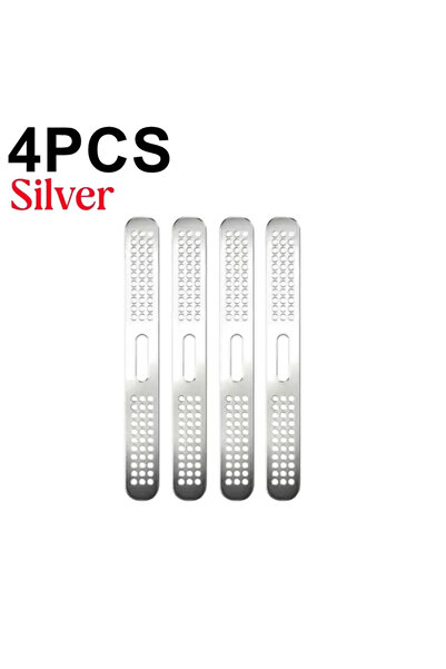 Choice4 for iPhone 17 ProMax Silver - 4Pcs 1/10Pcs 17PM Metal Dustproof Speak...