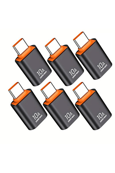 Choice A-C 6PCS 10A USB Type C To USB A Adapter Fast Charging USB 3.0 to Type...