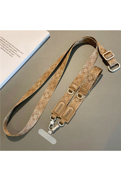 choice2 Polyester / Nylon TG-1546 New 2-in-1 Mobile Phone Lanyard Wristband S...
