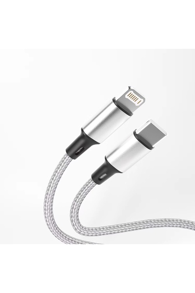 Choice4 1m Silver PD 30W USB Cable For iPhone 14 13 12 11 Pro Max 7 8 14 Plus...