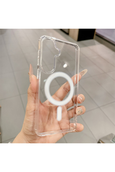 Choice17 Galaxy A17 Clear Original For Magsafe Magnetic Clear Case for S26 S2...