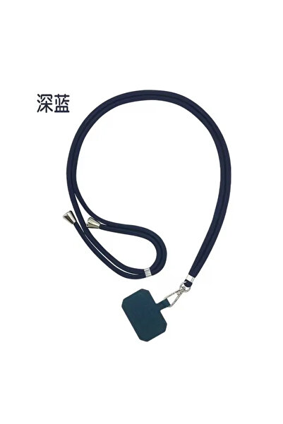 Choice5 Deep Blue Universal Crossbody Phone Lanyard with Patch Adjustable Mob...
