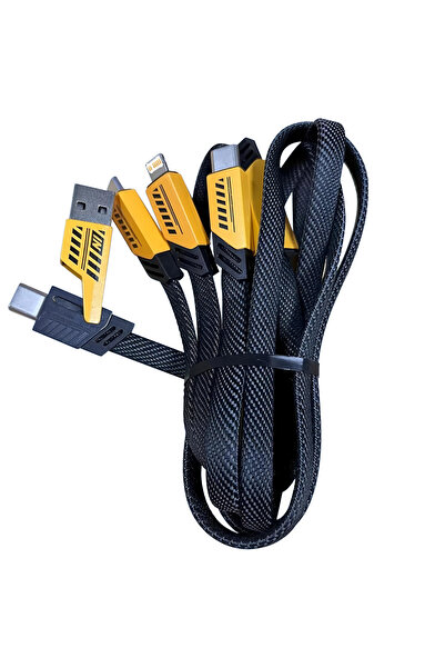 Choice 1.2m Mode2 3 In 1 Universal Charging Cable USB Type C Fast Data Cord F...