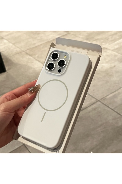 Choice89 For iPhone 14 Pro White Luxury Liquid Silicone Case For iPhone 16E 1...