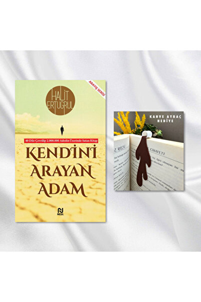 Nesil Yayınları KENDİNİ ARAYAN ADAM / DÖKÜLEN KAHVE FİGÜRLÜ KİTAP AYRACI HEDİYE