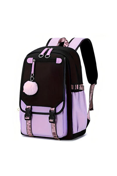 NEVERMORE Smart schoolbag, NEVERMORE, with USB port, 46x29x16 cm, Purple