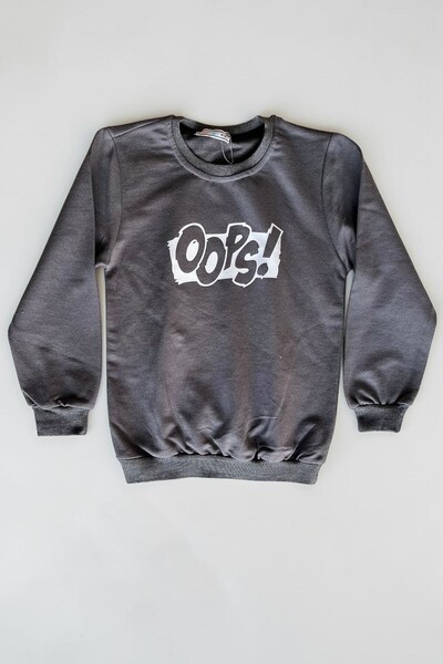 Minik Motion Set of 3 Children's Printed 2-Thread Combed Cotton Sweatshirts