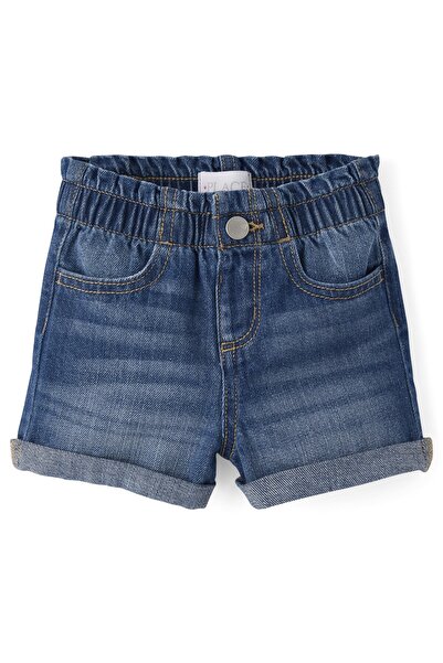 The Children's Place Baby And Toddler Girls Paperbag Waist Denim Shortie Shorts