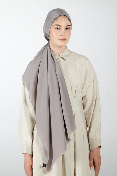 ED Scarf Core Silk Shawl - Mink