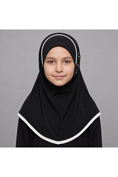 Linda Hijab Hijab with Floral Embellishment, Elegant Modest Headscarf for Gir...