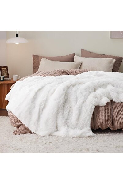 BEDSURE Ultra Soft Throw Blanket, Fluffy Blankets & Throws - Fuzzy Sherpa Fau...