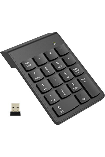 2.4GHz Kablosuz Nümerik Klavye (Ultra İnce Taşınabilir Numpad)