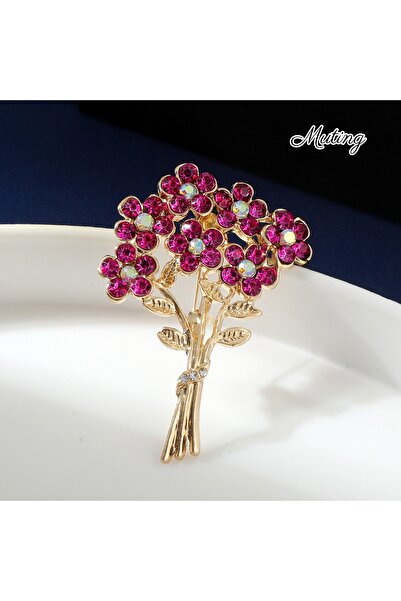 asc.home Çiçek demeti Broş 5.5 cm yükseklik
