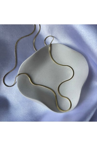 Didoria Accessory قلادة نسائية ذهبية اللون من Xuping - عقدة أوريون
