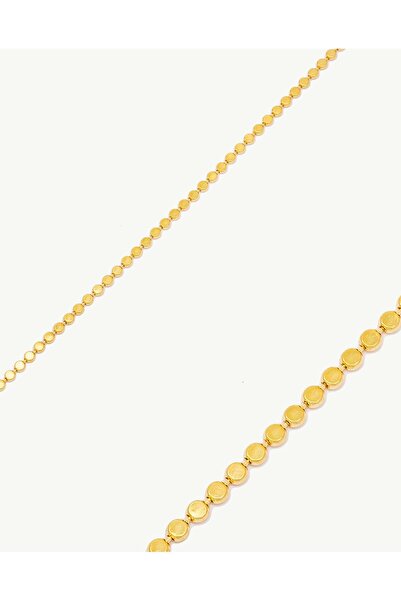 Stemma Jewelry Brățară Pressed Chain din Argint 925, Placat cu Aur