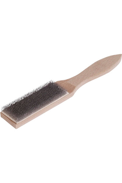 OEM Perie de sârmă oțelită Lessmann 250mm, pentru curățat pile, mâner din lemn