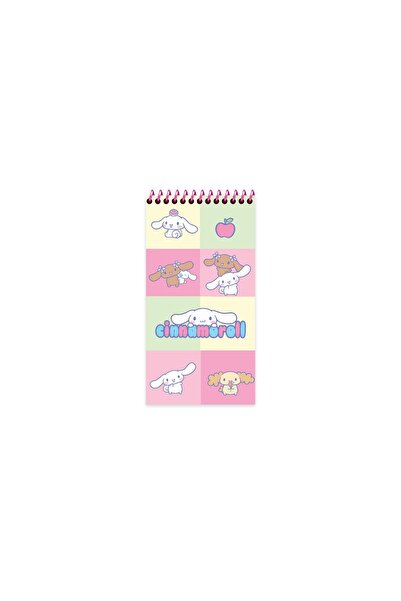 KESKİN COLOR Cinnamoroll 10X19 Spiral Cardboard Cover Lined Notebook - Assort...