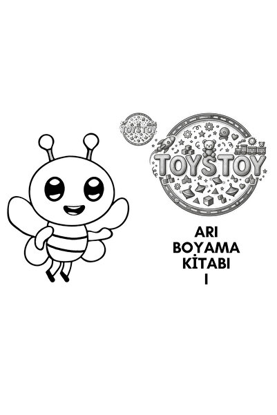 7 Sayfa Arı Temalı I Çocuk Boyama Defter – Eğitici ve Eğlenceli Aktivite Defteri Hayvan Boyama Kitabı