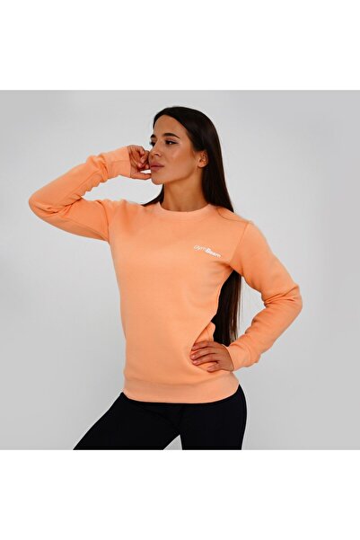 GymBeam Pulover de damă Basic, culoare piersică pudră, mărimea M
