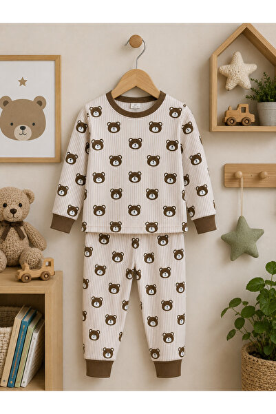 EvAMark %100 Pamuklu Koala Çocuk Pijama Takımı