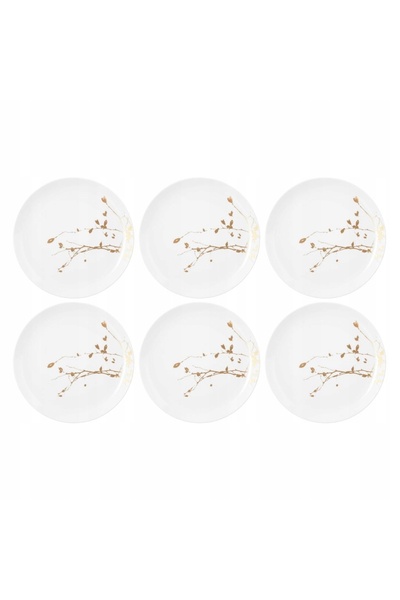 Seltmann- Weiden Bavaria SELTMANN LIBERTY GOLDEN ROSE HIP Set de 6 farfurii d...