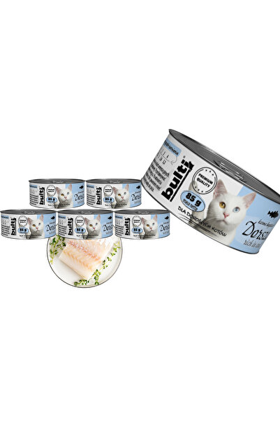 Bulti Hrană umedă completă pentru pisici, bogată în cod, conservă 6x85g