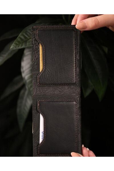 eonaks More- Slim Design Genuine Real Leather Wallet and Card Holder