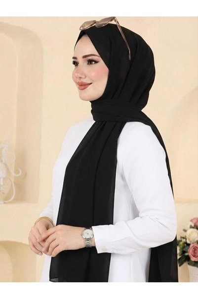 SAMARA SCARF PAMUKLU İPEK DÜZ ŞİFON ŞAL
