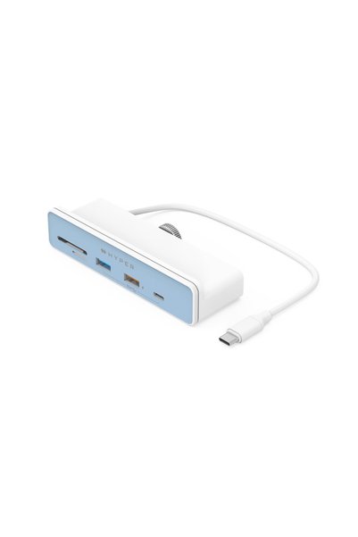 Hyper Hub HyperDrive 6-în-1 pentru iMac, USB-C/USB-A, HDMI 4K 60Hz, SD/microS...