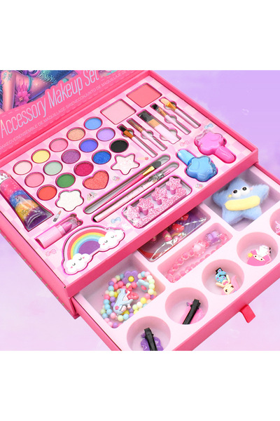 NO BRAND Trusă cosmetică, set de pictură și nail art pentru copii