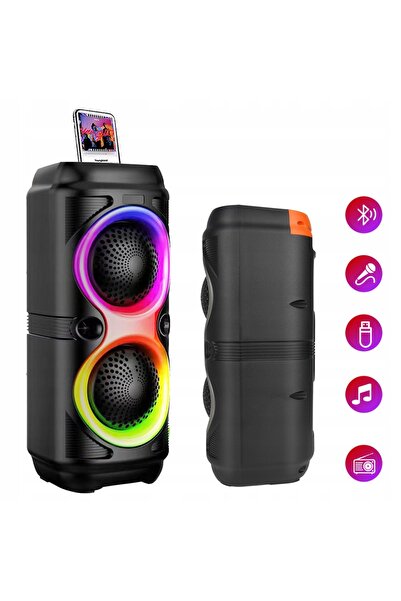 bedee DIFUZOR PORTABIL BLUETOOTH PUTERNIC ȘI MARE, PARTYBOX, KARAOKE, CU MICR...