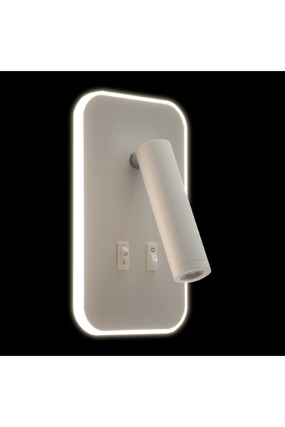 NO BRAND Aplică LED de perete 6+3W 2 în 1 pentru dormitor hotelier 03723 IDEU...