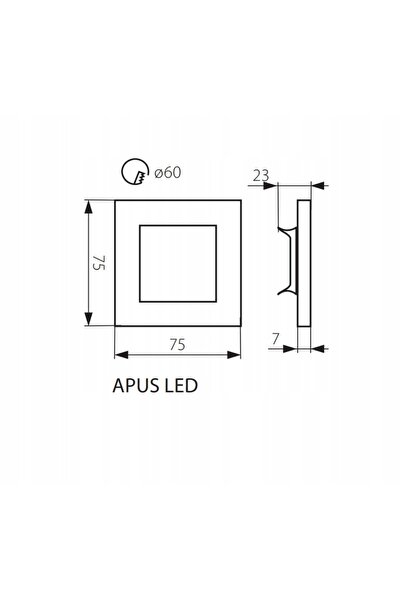 KANLUX Lumină LED pentru scară cu senzor de mișcare APUS, culoare caldă 12V 3...