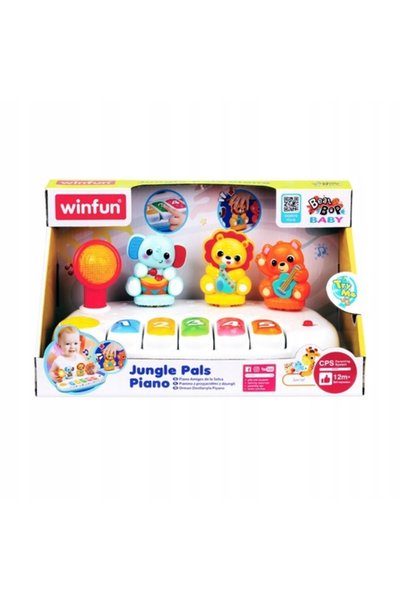NO BRAND PIANINKO CU ANIMALE, JUCĂRIE MUSICALĂ SMILY PLAY, DE LA 1 AN, PENTRU...