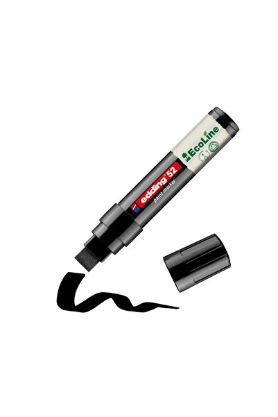 Edding 52 Ecoline Water-Based Full Coverage Painting Marker 15 mm Cut Tip Black