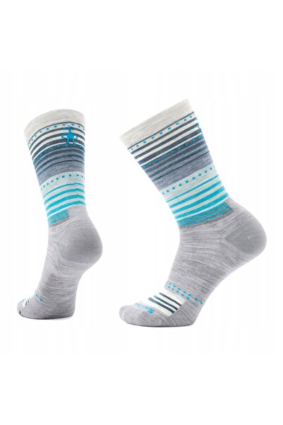 NO BRAND Șosete de trekking Smartwool Everyday Stitch Stripe Crew gri deschis XL