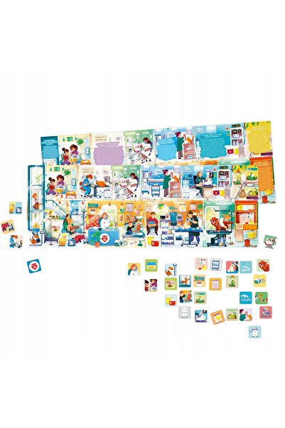 Czuczu PUZZLE CO ROBI VETERINAR? Puzzle mare pentru copii, 60 de piese. OD 4 LAT