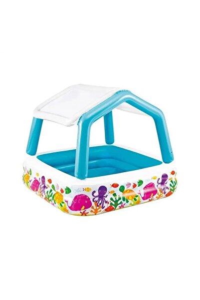 Intex Piscină Ocean 157 x 157 x 122 cu acoperiș #57470NP