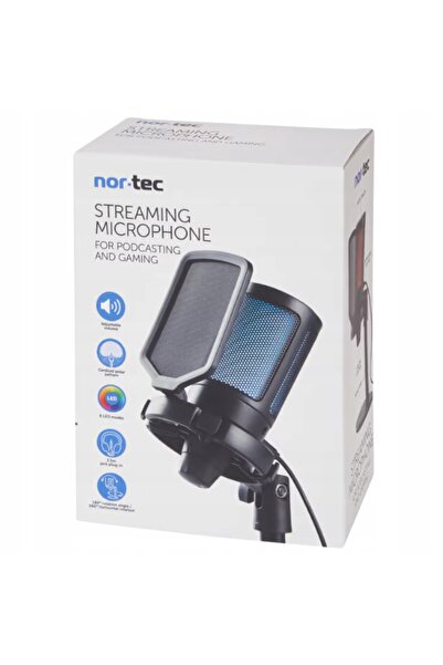 NO BRAND Microfon Nor-Tec cu lumină LED