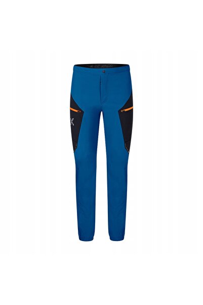 NO BRAND Pantaloni bărbați Montura Speed Style albastru închis/mandarină, măr...