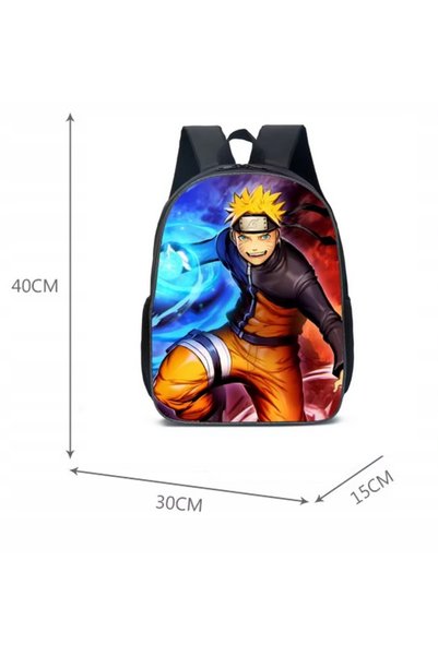 NO BRAND Rucsac școlar pentru copii, 1 compartiment, buzunare laterale, 16 in...